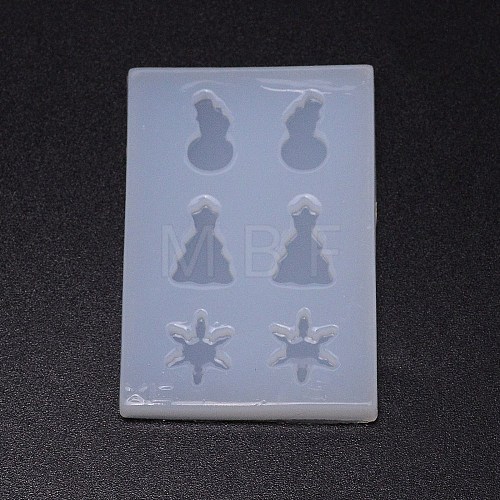 Christmas Theme DIY Earring Silicone Molds DIY-TAC0013-29-1