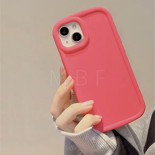 Candy Solid Color Matte Silicone Mobile Phone Cover PW-WG8646B-33-1