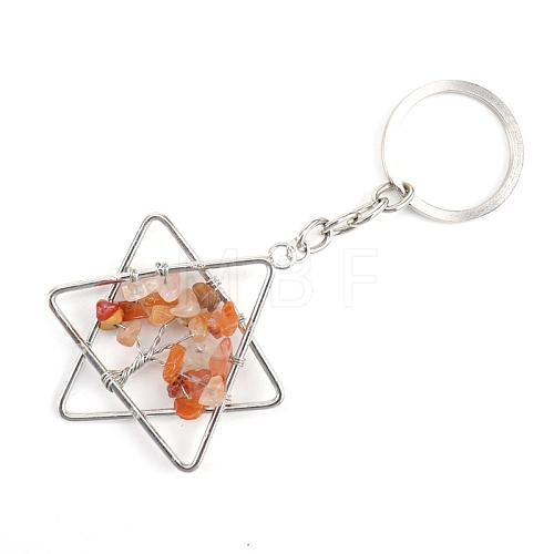 Gemstone Keychains PW-WG361CF-07-1