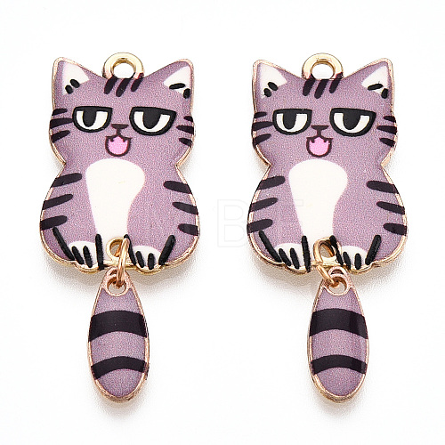 Alloy Enamel Pendants FIND-Q102-12D-1