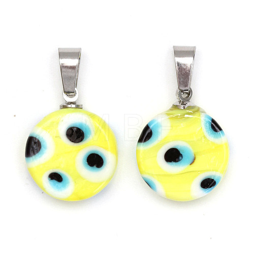 Lampwork Pendants PW-WG23609-07-1