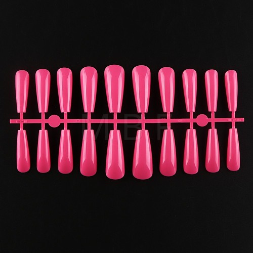 Solid Color Plastic Seamless Toe False Nail MRMJ-R106-TBL036-1