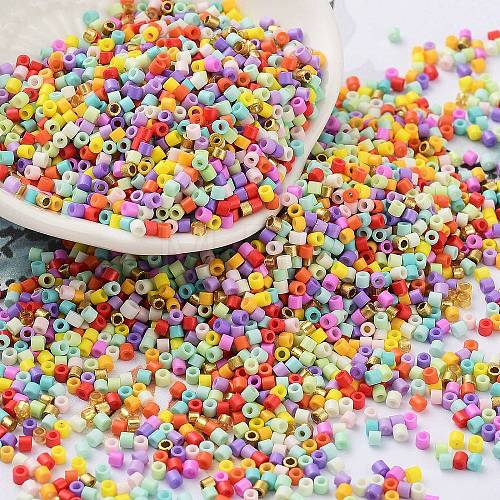 Baking Paint Glass Seed Beads SEED-S042-05B-50-1