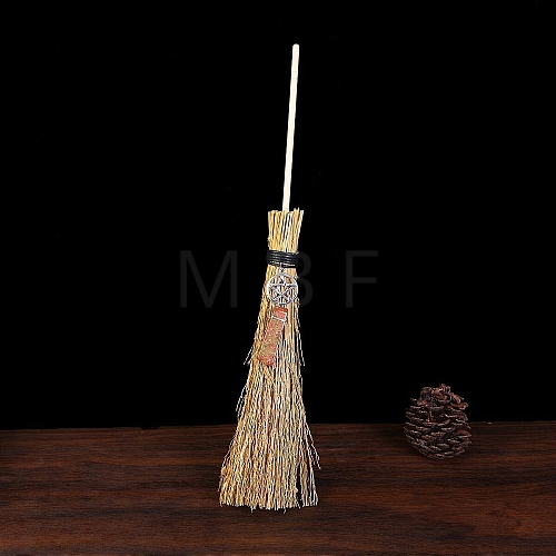 Straw Mini Witch Broom PW-WG1B288-09-1