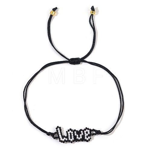 Simple Imported Beaded Love Bracelet for Girlfriend Gift EP5395-1