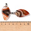 Dyed & Heated Natural Agate Pendants GG-CBACB71-05P-10-3