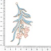 Alloy Enamel Alligator Hair Clips Finding AL-CBA8479-03KCG-3