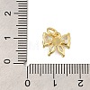 Rack Plating Brass Micro Pave Cubic Zirconia Charms KK-I716-22G-02-3