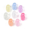 Luminous Frosted Transparent Acrylic Beads TACR-T029-21G-1