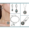 20Pcs 10 Styles Tibetan Style Alloy Pendants FIND-YW0005-61-6