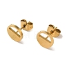 Vacuum Plating 304 Stainless Steel Stud Earrings EJEW-Z040-30G-1