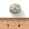 Brass Micro Pave Cubic Zirconia Beads KK-C072-11P-3