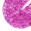 Transparent Glass Beads Strands GL-A001-01A-11-3