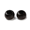 Spray Painted Wooden European Beads WOOD-A029-06B-1