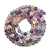 Natural Colorful Fluorite Beads Strands G-C261-A01-4mm-3