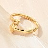 Brass Cuff Rings for Women RJEW-U044-Z-3