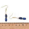 Gemstone Dangle Earrings for Women EJEW-JE07211-6