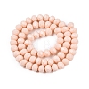 Opaque Solid Color Imitation Jade Glass Beads Strands LS-EGLA-A044-P8mm-D05-3