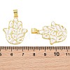 Brass Pendants KK-CBA3FD6-02G-3