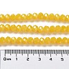 Baking Paint Imitation Jade Glass Bead Strands LS-DGLA-A034-J6MM-A30-5