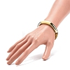 Acrylic Curved Tube Beaded Stretch Bracelet for Women BJEW-JB08438-02-3