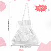 Bridal Wedding Small Purse Silk pouch ABAG-WH0032-23-2