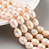 Natural Cultured Freshwater Pearl Beads Strands PEAR-P062-12E-2
