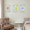 3Pcs 3 Styles PET Hollow Out Drawing Painting Stencils DIY-WH0394-0036-6