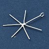 925 Sterling Silver 6 Claw Prongs Pendant Blank Cabochon Settings STER-D310-01S-2