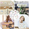 4 Sets 4 Styles Holographic Butterfly PET Waterproof Laser Stickers Sets DIY-CP0008-92-6