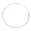 3MM 201 Stainless Steel Wire Choker Necklace NJEW-Z098-04P-2
