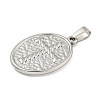 Non-Tarnish 304 Stainless Steel Pendants STAS-B071-02J-24P-2