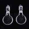 Transparent AS Plastic Pendant Blanks X-FIND-T064-010-3