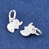 Fine Silver Elephant Charms STER-A049-02S-2