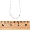 Brass Ball Chain Necklaces KK-P304-03S-5