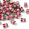 Alloy Enamel Beads AL-CBA612E-10S-1