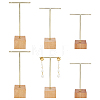 6Pcs 3 Sizes Iron T Bar Earring Display Stands EDIS-FG0001-77-1