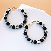 Porcelain Hoop Earrings FS-WG8AF2D-01-1