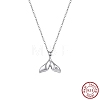 925 Sterling Silver Pave 5A Clear Cubic Zirconia Pendants SE-CBA9BBC-13P-1