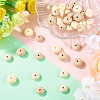 40Pcs 4 Styles Food Grade Eco-Friendly Silicone Beads SIL-TADJ0001-06A-4