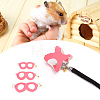 PU Leather & Alloy Hamster Harness Belt Traction Rope AJEW-WH0248-524A-5