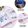 8Pcs 8 Colors Polyester Book Cover OFST-GL0001-07-5