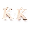 PVD Vacuum Plating  304 Stainless Steel Charms STAS-H112-K-RG-1