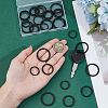 30Pcs 3 Styles Iron Split Key Rings KEYC-CY0001-03-3