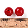 Opaque Solid Color Glass Beads GLAA-N007-10mm-A03-3