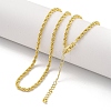 Brass Wheat Chain Necklaces for Women NJEW-G084-23LG-1