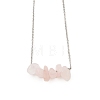 12Pcs 12 Styles Natural Mixed Stone Chip Pendant Necklace Sets NJEW-JN05097-3