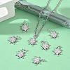 SHEGRACE Brass Clear Cubic Zirconia Pendants XGRQ3K803-534P-5
