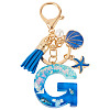 Star Resin & Shell Keychains KEYC-TAC00087-01G-1