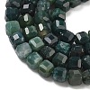 Natural Moss Agate Beads Strands G-F797-A21-01-4